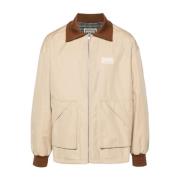 Beige Parka Jas voor Mannen Kenzo , Beige , Heren