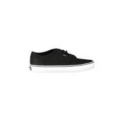 Sportieve Veterschoenen met Logo Vans , Black , Heren