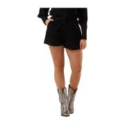 Zwarte Short Lili Damesbroek Mes Demoiselles , Black , Dames