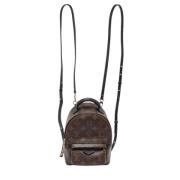 Pre-owned Leather backpacks Louis Vuitton Vintage , Brown , Dames