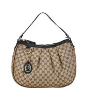 Pre-owned Canvas handbags Gucci Vintage , Beige , Dames