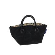 Pre-owned Nylon handbags Burberry Vintage , Black , Dames