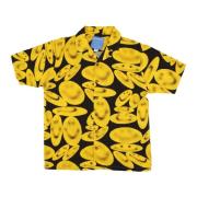 Smiley Afterhours Button Up Overhemd Market , Yellow , Heren