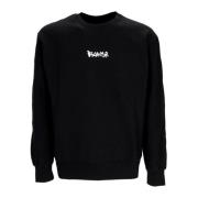 Zwarte Crewneck Sweatshirt Met Logo Disclaimer , Black , Heren