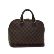 Pre-owned Canvas handbags Louis Vuitton Vintage , Brown , Dames