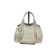 Pre-owned Leather gucci-bags Gucci Vintage , Beige , Dames