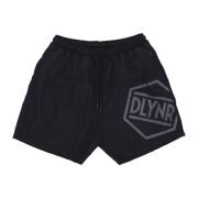 Zwarte Logo Zwemshorts met Zakken Dolly Noire , Black , Heren