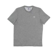 Essential Tee Grijs Heather T-shirt Adidas , Gray , Heren