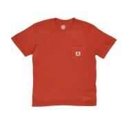 Zak Pigment Tee Crew-Neck T-Shirt Element , Brown , Heren