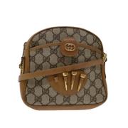 Pre-owned Canvas gucci-bags Gucci Vintage , Beige , Dames