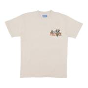 Bear Tee Korte Mouw T-shirt Market , Beige , Heren