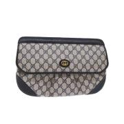 Pre-owned Canvas gucci-bags Gucci Vintage , Gray , Dames