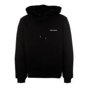 Zwarte hoodie met relaxte pasvorm Daily Paper , Black , Heren