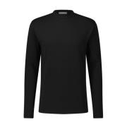 Katoenen Longsleeve Erwien Kiefermann , Black , Heren