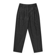 Pinstripe Edie Broek Zwart Munthe , Black , Dames