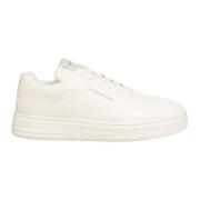 Eenvoudige Vetersneakers Emporio Armani , White , Heren