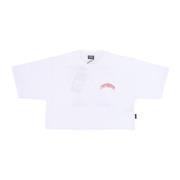 Triangle Bengal Crop Top Tee Propaganda , White , Dames