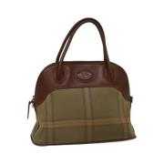 Pre-owned Cotton handbags Burberry Vintage , Brown , Dames