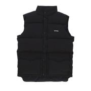 Zwarte Puff Vest Mouwloos Donsjack Iuter , Black , Heren