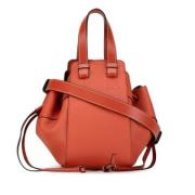 Pre-owned Leather shoulder-bags Loewe Pre-owned , Orange , Dames