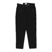 Corduroy Heren Lange Broek Zwart Amish , Black , Heren