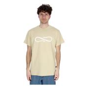 Klassieke Logo Tee Propaganda , Beige , Heren