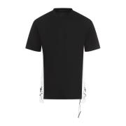 Zwart Witte Zijzak Tee Mastermind World , Black , Heren