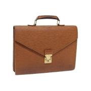 Pre-owned Leather louis-vuitton-bags Louis Vuitton Vintage , Brown , D...