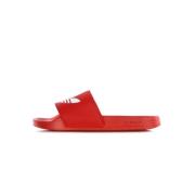 Lite Heren Slippers Rood/Wit Adidas , Red , Heren