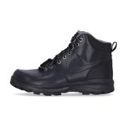 Leren Hoge Laars Zwart Gunsmoke Nike , Black , Heren