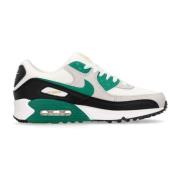 Air Max 90 Lage Schoen Wit/Zwart Nike , Multicolor , Heren