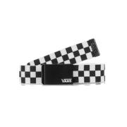 Geruite Stof Web Riem Vans , Black , Heren