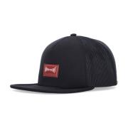 Zwarte Trucker Cap met Platte Klep Etnies , Black , Heren