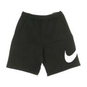 Pluche Trainingsbroek Zwart/Wit Nike , Black , Heren