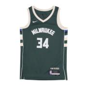 Basketbal Tanktop Icon Edition Giannis Antetokounmpo Nike , Green , He...