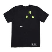 NBA Team Essential T-shirt Nike , Black , Heren