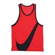 Basketbal Mesh Tanktop Rood/Zwart Nike , Red , Heren