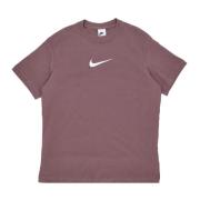 Sport T-shirt Plum Eclipse/Wit Nike , Purple , Dames