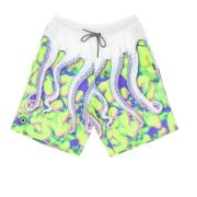 Octopus Bermuda Boardshorts met Elastische Taille Octopus , Multicolor...