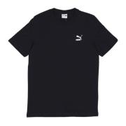 Klassiek Zwart Logo T-shirt Puma , Black , Heren