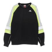 Lichtgewicht Crewneck Sweatshirt Zwart/Groen Kappa , Black , Heren