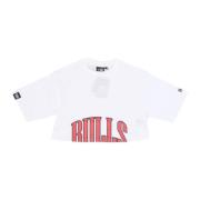 Chicago Bulls Crop Tee New Era , White , Dames