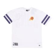 NBA Arch Grafische Tee Wit/Oranje New Era , White , Heren