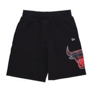 Chicago Bulls Logo Tracksuit Shorts New Era , Black , Heren