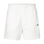 Terry Shorts Lacoste , White , Heren