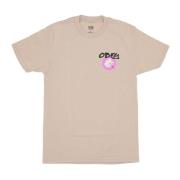 Klassieke Daisy Spray Heren T-shirt Obey , Beige , Heren