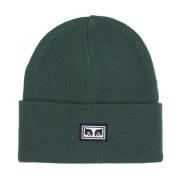 Donkere Cedar Heren Beanie Hoed Obey , Green , Heren