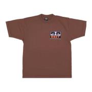 Klassieke Box Tee Sepia T-shirt Obey , Brown , Heren