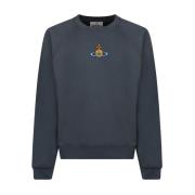 Grijze Orb Logo Sweatshirt Vivienne Westwood , Gray , Heren