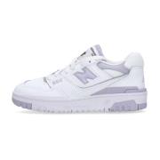 Wit/Lavendel Lage Vetersluiting Sneaker New Balance , White , Dames